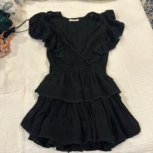 Love Shack Fancy black dress - size small - worn twice - small hole in back